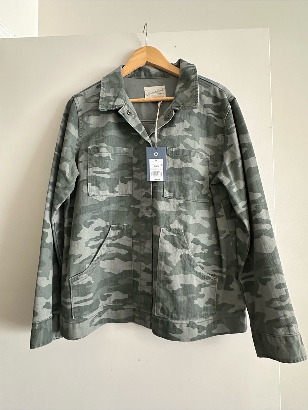 Universal Thread Gray-Green Camo Utility Jacket